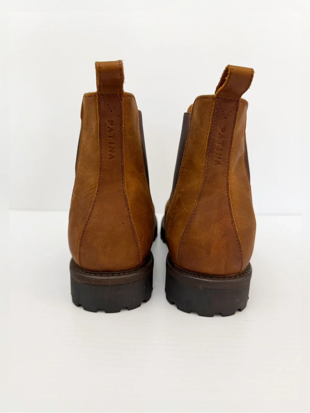 Portland Leather Patina Men's Brown Chelsea Boot - 9